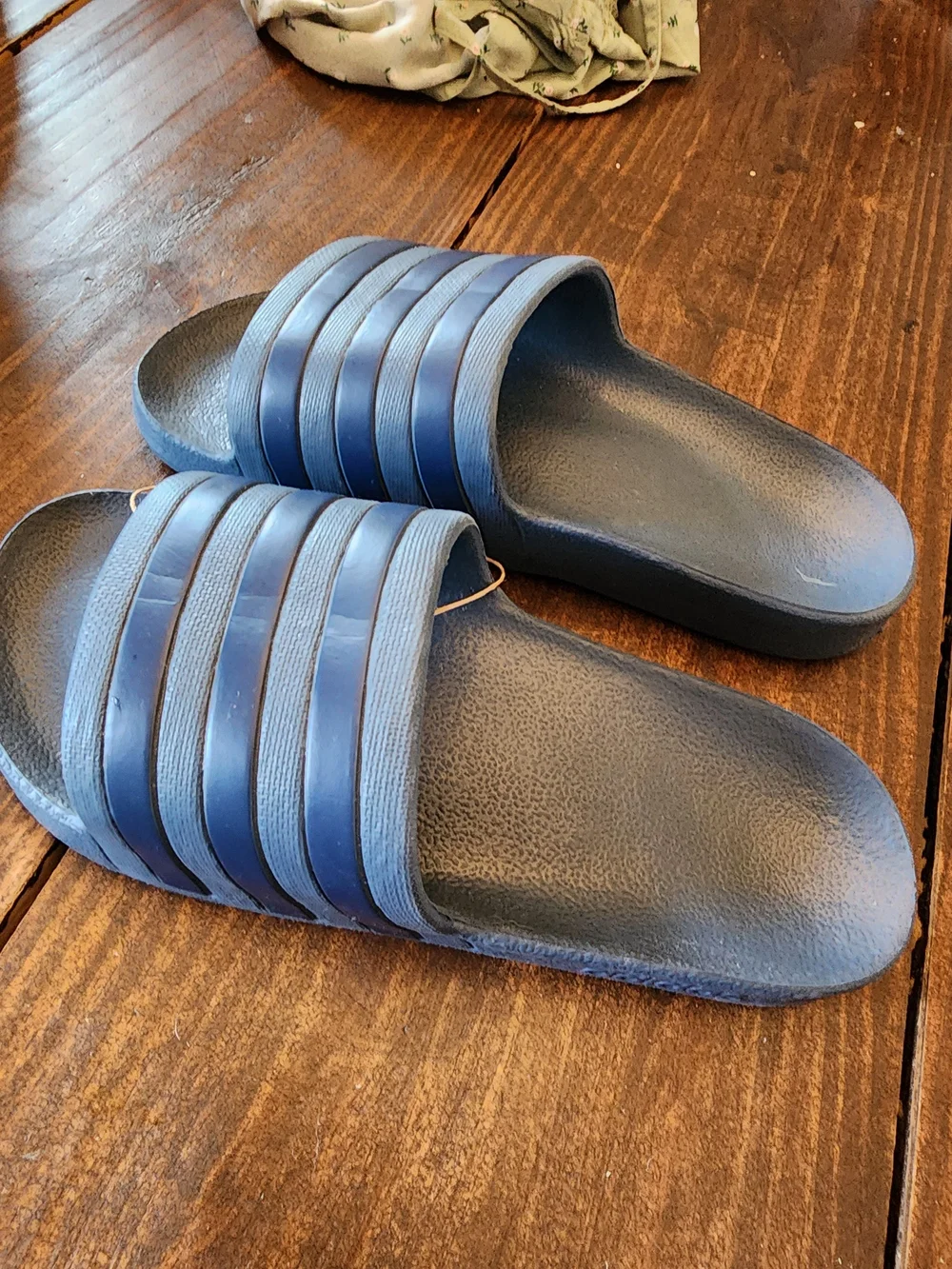 Adidas Adilette Aqua Slides Navy Blue Sandals Men’s Size 7 / Women’s Size 8 NWT